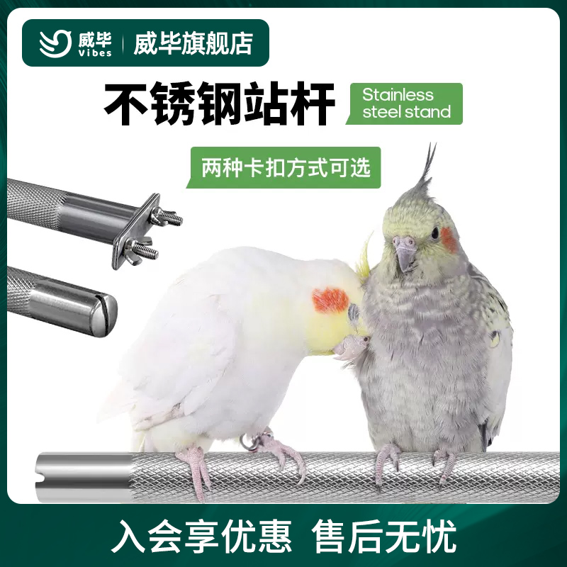 画眉鸟站杠配件磨爪棒