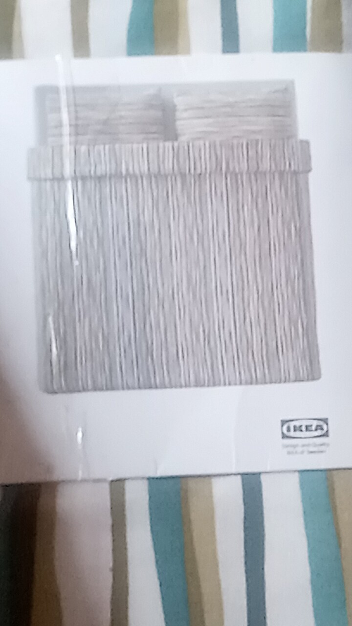 现货包邮宜家 舒姆格瑞 被套和枕套多色条纹图案简约风格床上用品