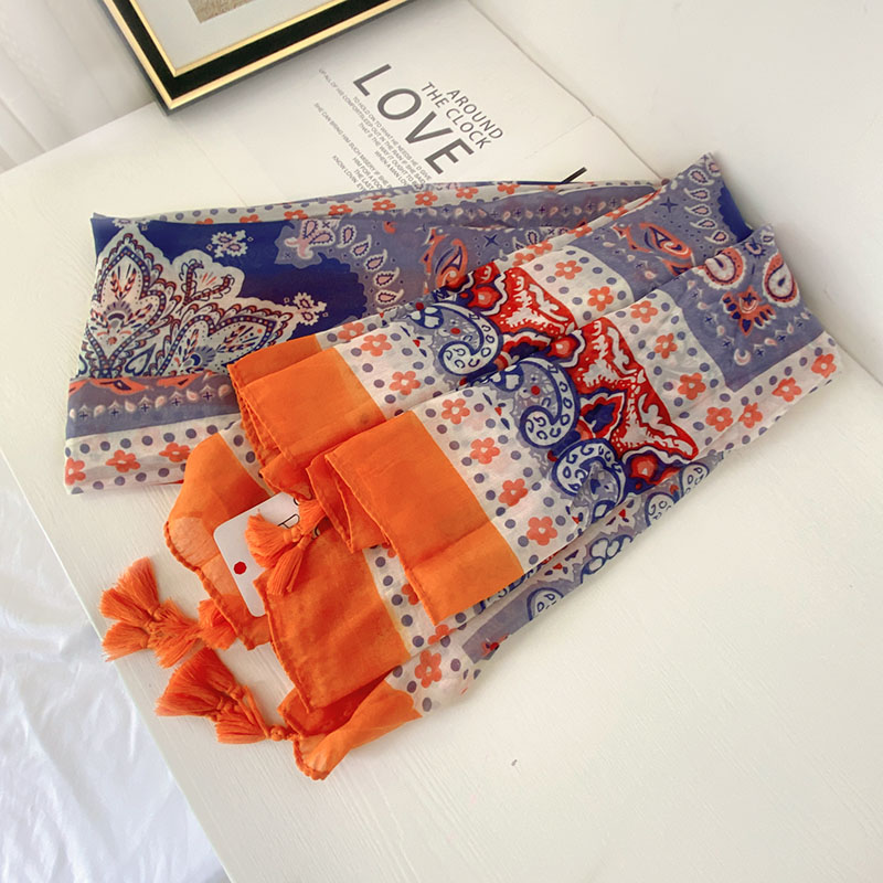 春夏秋冬流苏民族风女围巾