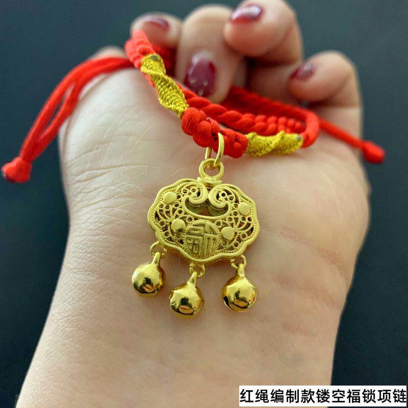 越南沙金女项链不掉色