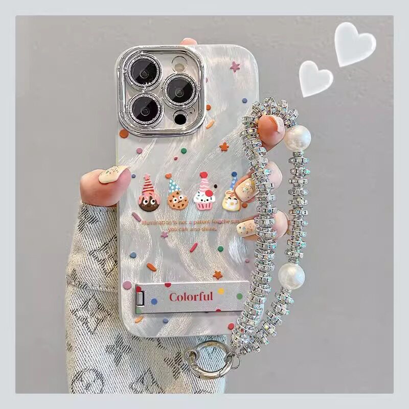 适用于苹果17pro手机壳iphone15promax软14新款13高级感12pro全包11防摔xsmax女16plus潮17Air保护套彩色曲奇