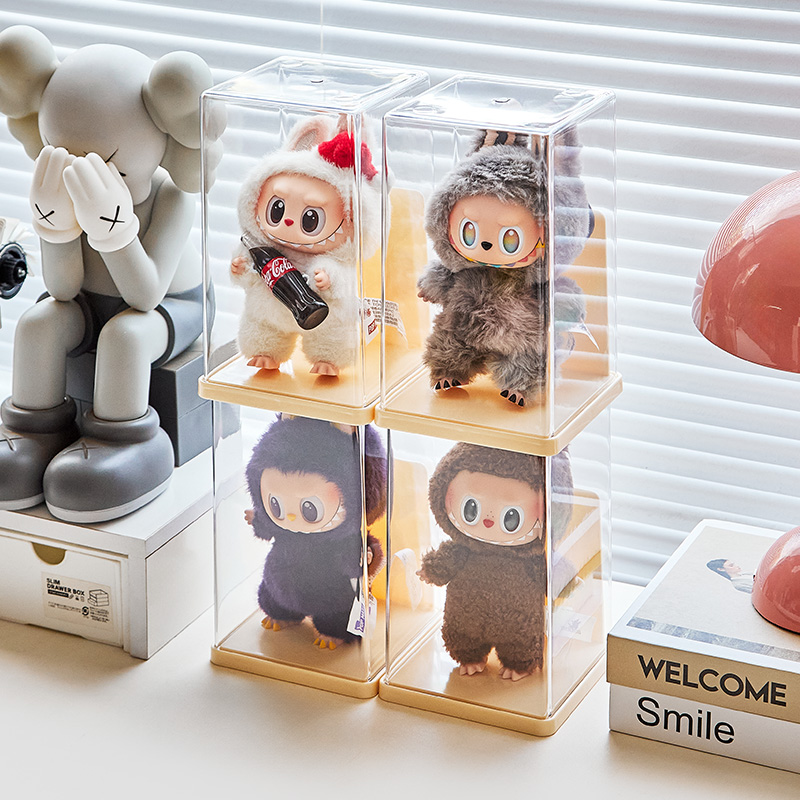 适用labubu豪华单间亚克力防尘罩