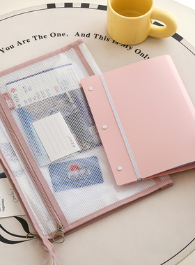 病案病厉本收纳袋医院检查体检报告单病历收纳册CT化验单a4病例就诊文件夹病理档案资料册可折叠产检记录本