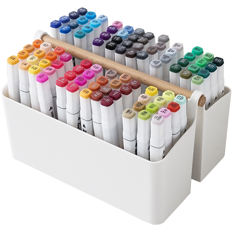 大容量笔筒儿童水彩笔马克笔画笔收纳盒书桌面男孩女孩文具铅笔桶