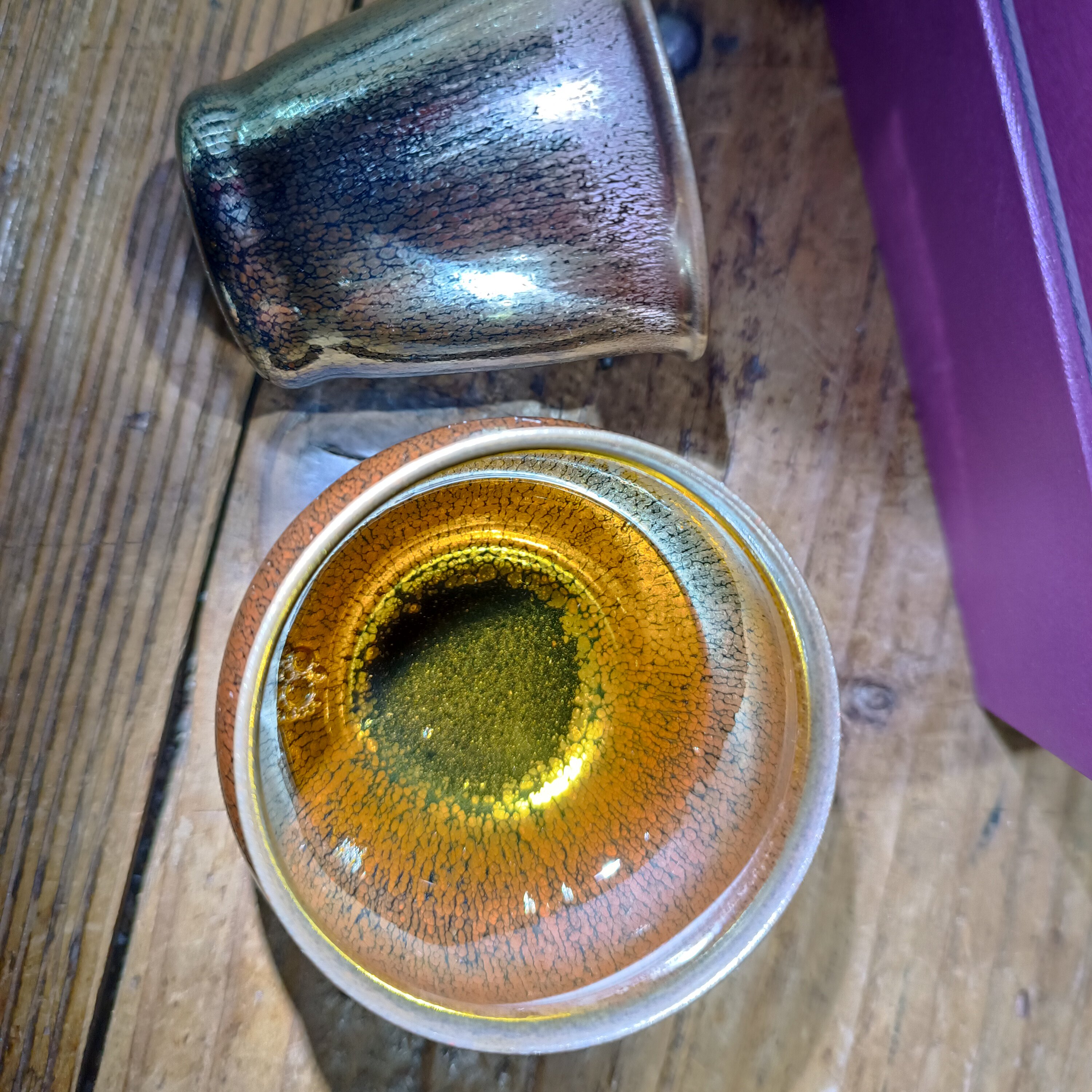 罗希油滴茶盏薄胎建盏个人专用陶瓷茶杯单盏主人杯盏杯原矿釉