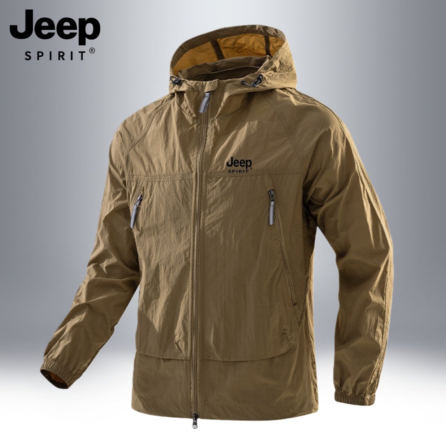 吉普防晒衣男款夏季户外薄款连帽皮肤衣防紫外线轻薄休闲运动外套,男装,时尚防晒服,淘宝优惠券,粉丝福利购,淘宝优惠卷