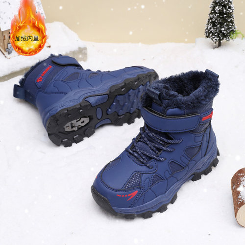 ABCkings男童雪地靴抗寒保暖棉靴