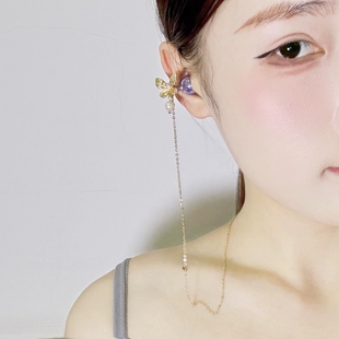 隐者适用华为耳夹耳机freeclip2装饰freeclip饰品clip式耳夹装饰配饰项链蝴蝶结freeclip2耳机保护壳配件套