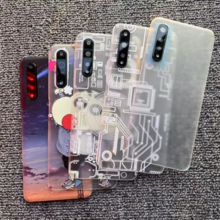 适用华为nova6后盖塑料5G版替换后壳屏NOVA6玻璃4G电池盖WLZ-AN00