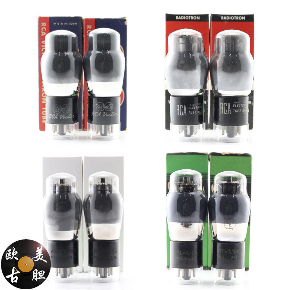 美国RCA/喜万年/珍妮丝/大角星 6F6G/6P6P/6V6带D环喷碳6f6电子管