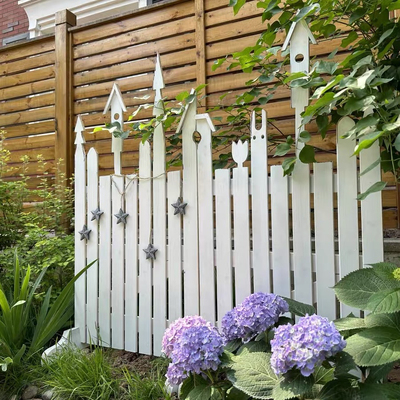 此链接为订制 ，木栅栏园艺实木假屋造型围栏