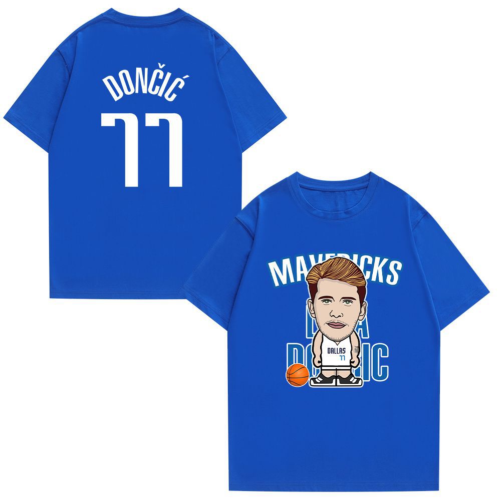 独行侠青春东契奇运动短袖T恤