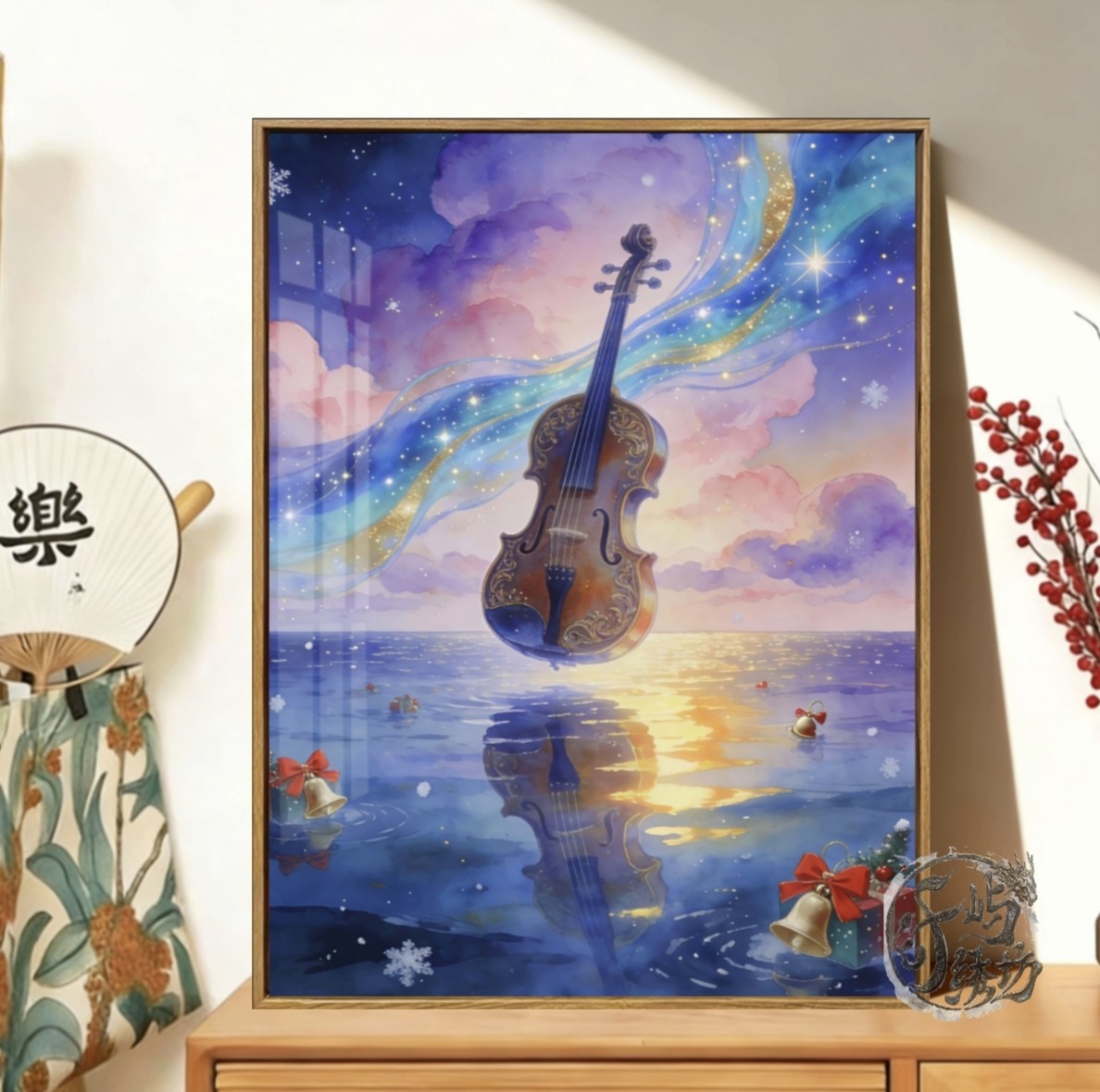 【星海小提琴】十字绣原创新款高级感治愈系线绣客厅卧室diy刺绣