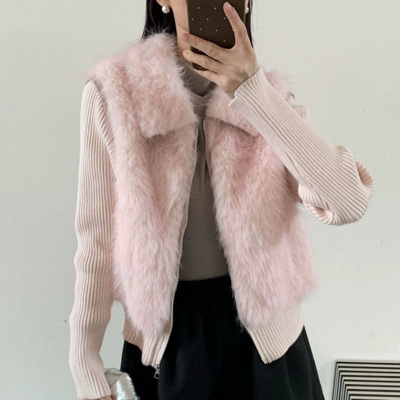 2026冬新款跨境可拆卸袖子棉衣女短款韩版宽松加绒棉袄棉服外套潮