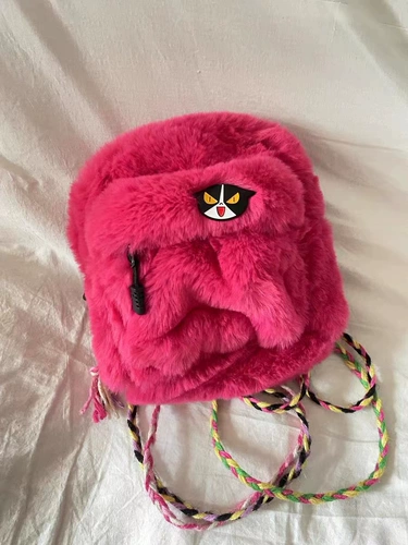 Оригинальный розовый трендовый рюкзак, универсальная сумка