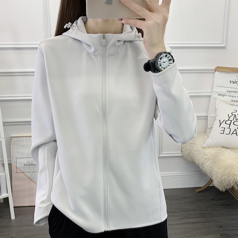 户外运动休闲衣女连帽开衫卫衣