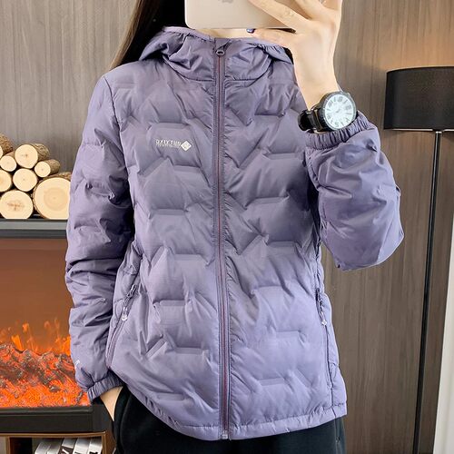 秋冬季羽绒服女保暖连帽休闲外套