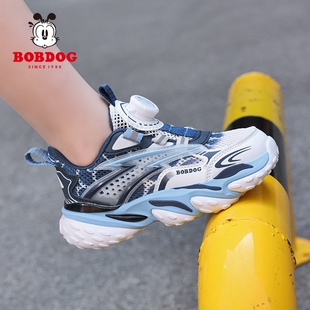 中大童镂空单网透气轻便儿童篮球鞋 2025新款 运动鞋 巴布豆男童夏季