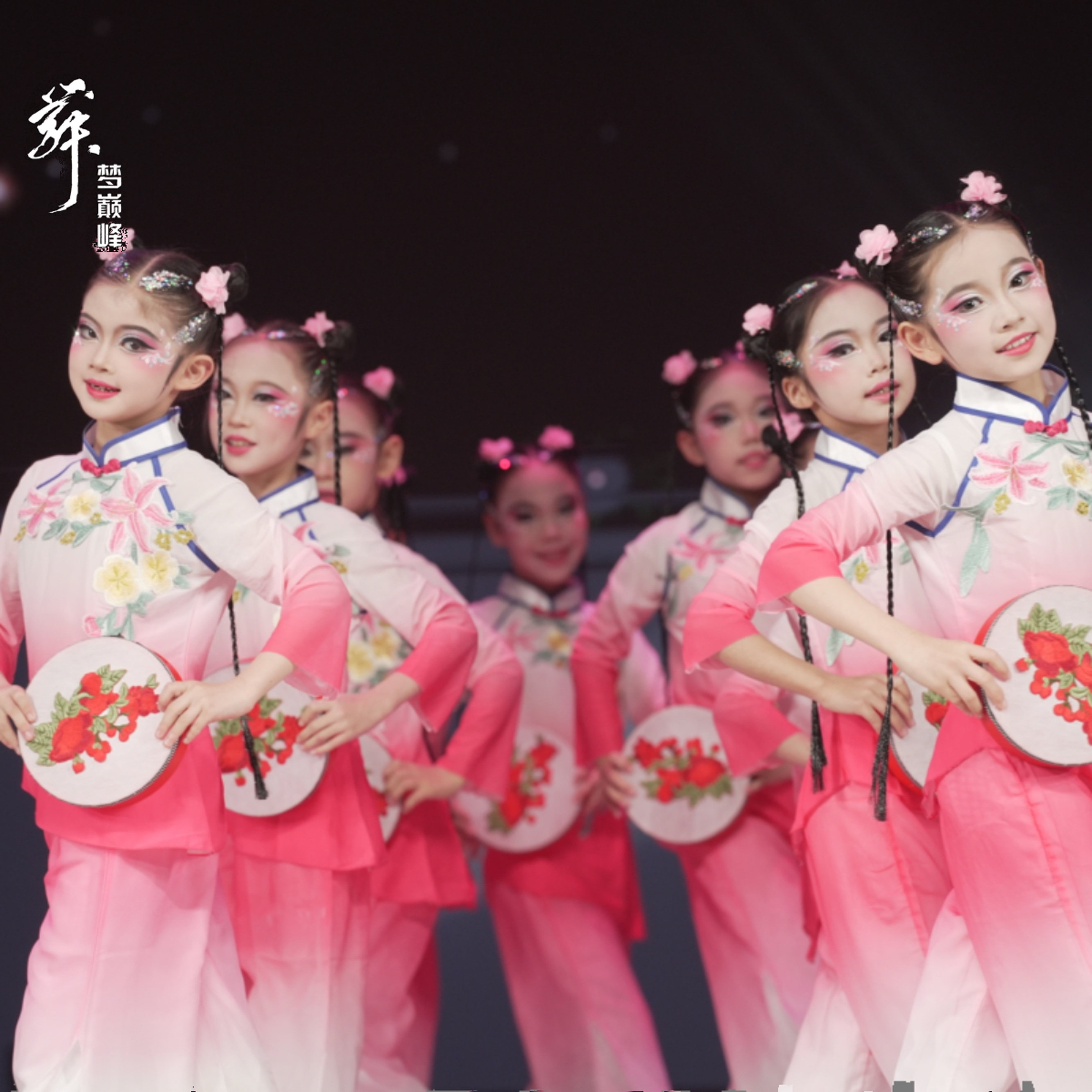 唯舞独尊月愿绣影叠香舞蹈服绣花手鼓道具水色音乐对花枪粤绣粤美