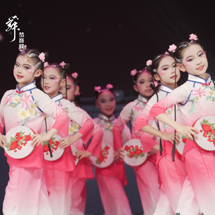唯舞独尊月愿绣影叠香舞蹈服绣花手鼓道具水色音乐对花枪粤绣粤美