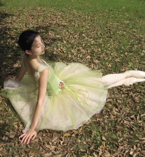 儿童芭蕾舞裙女童艾莎公主裙