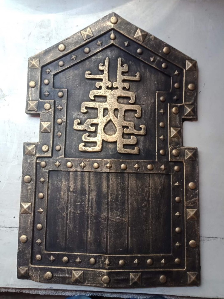 仿中国古代兵器盾牌 酒吧餐馆博物馆密室布景武摆件古装片 道具盾
