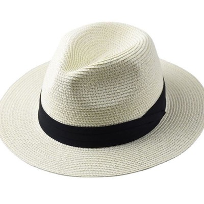 巴拿马大头围草帽爵士礼帽遮阳帽