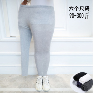 Leggings Fat Women Plus size Elastic Render pants200斤女裤子