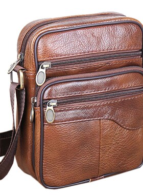Genuine cowhide Messenger Bag Male Shoulder Business Bag Men
