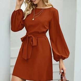 Formal dress for women long sleeves autumn ladies Dresses 女