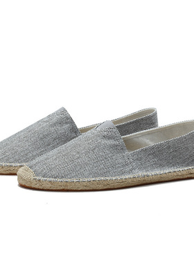 Mens Espadrilles Men Patchwork Slip on Summer Shoes Men Loaf