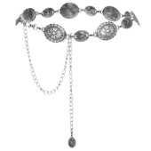 Metal Belts Concho Women Western Chain Belt Cowgirl Dress