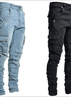 2024 工装牛仔裤男 jeans牛仔裤男 jeans for men cargo pants