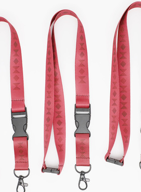 Custom Sticker and Sublimation Lanyards with Gunmetal Buckle