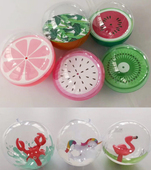 ins透明西瓜橙子沙滩球 水上充气戏水宝宝拍照火烈鸟玩具球网红球