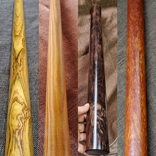 文玩随身实木手捻摆件血檀紫檀棍