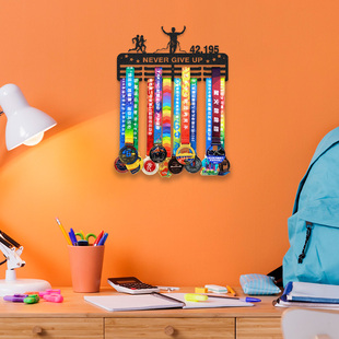 奖牌挂架儿童荣誉金牌收纳架马拉松体育运动纪念牌展示挂钩免打孔