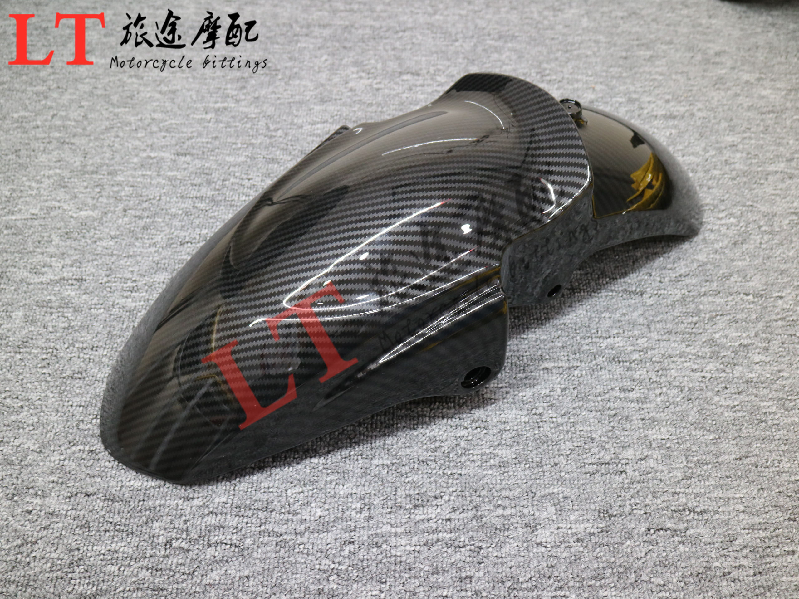 适用于雅马哈 fz6n fz6s fz6r xj6  前挡泥板 前泥瓦矮脚 前沙板