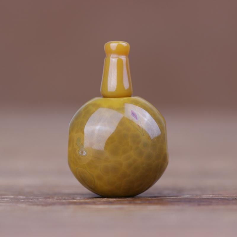 一物一图 天然宣化战国红玛瑙 三通佛头 菩提文玩配饰配珠