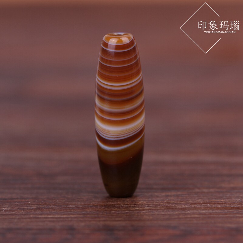 巴西玛瑙天珠 天然珠子 diy配饰 缠丝玛瑙 勒子 桶珠 单珠子 配珠