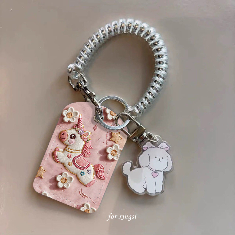 仿刺绣粉底花朵马饭卡公交地铁门禁卡通工牌证件保护套挂包防丢绳,文具电教/文化用品/商务用品,卡套/证件套,淘宝优惠券,粉丝福利购,淘宝优惠卷