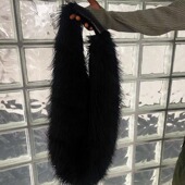 Legacy23FW人造滩羊毛长款 高版 Our 高级感仿皮草手提包单肩斜挎包