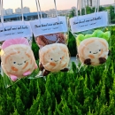 西安肉夹馍毛绒玩偶可爱包包挂件男女学生情侣公仔挂饰钥匙扣