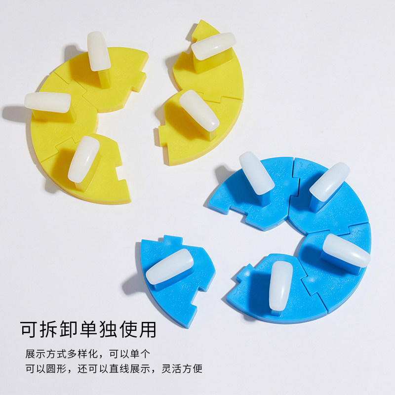 美甲工具甲片托甲托底座莲花座可固定假指甲展示初学者学员练习架