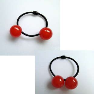 飞炫 魔法少女小樱cos头绳 玉子市场 北白川杏子 樱桃头饰COS道具