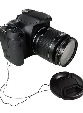 适用宾得镜头盖49 52 55 58 62 67mm KR K30 K50 K100 K7 K5II 带