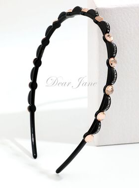 欧美山大同款镶钻ins优雅发箍发饰头箍实拍