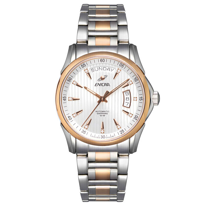 英纳格enicar启元系列双日历钢带