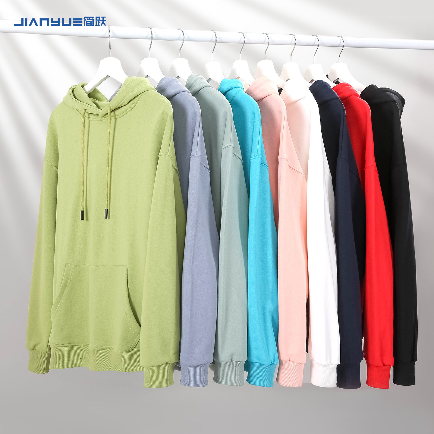 工作服卫衣定制重磅班服连帽外套团建活动文化衫情侣装印logo图案