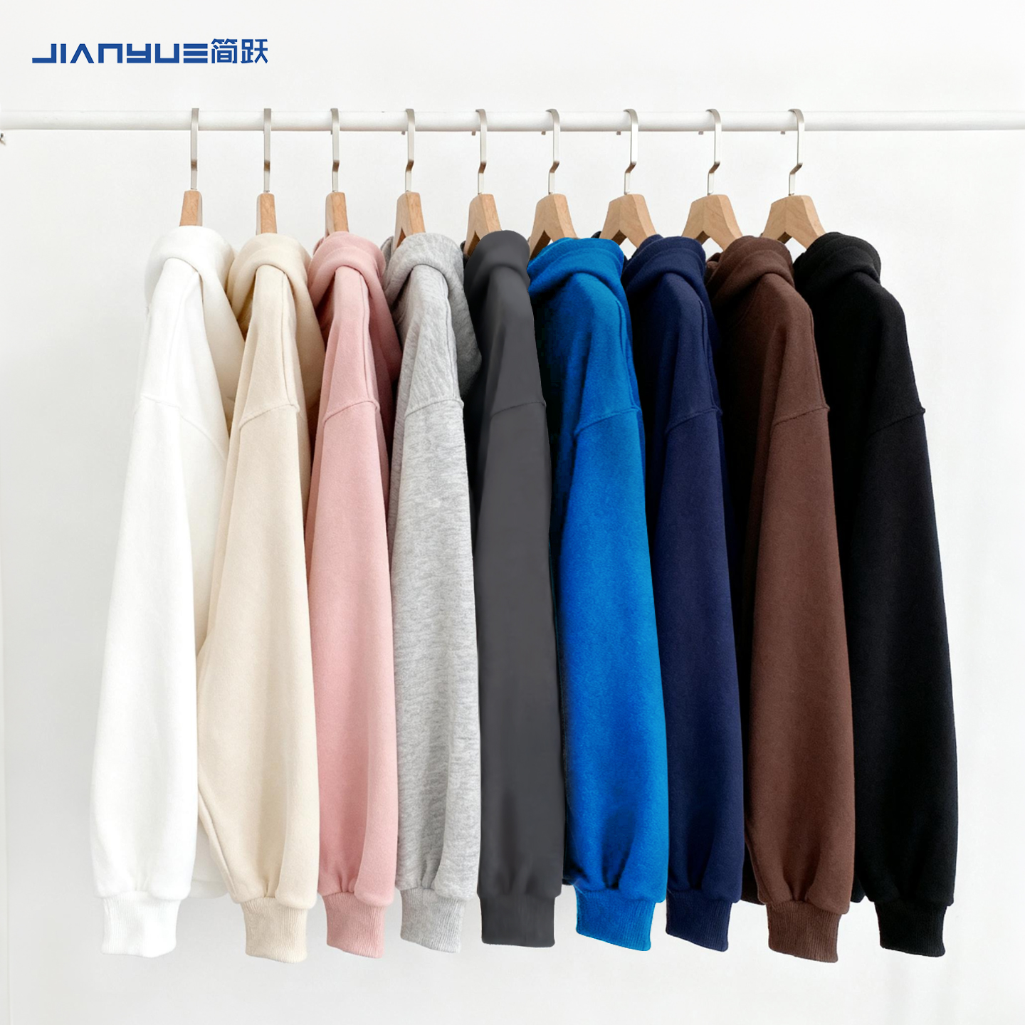 连帽卫衣定制工作服外套印logo